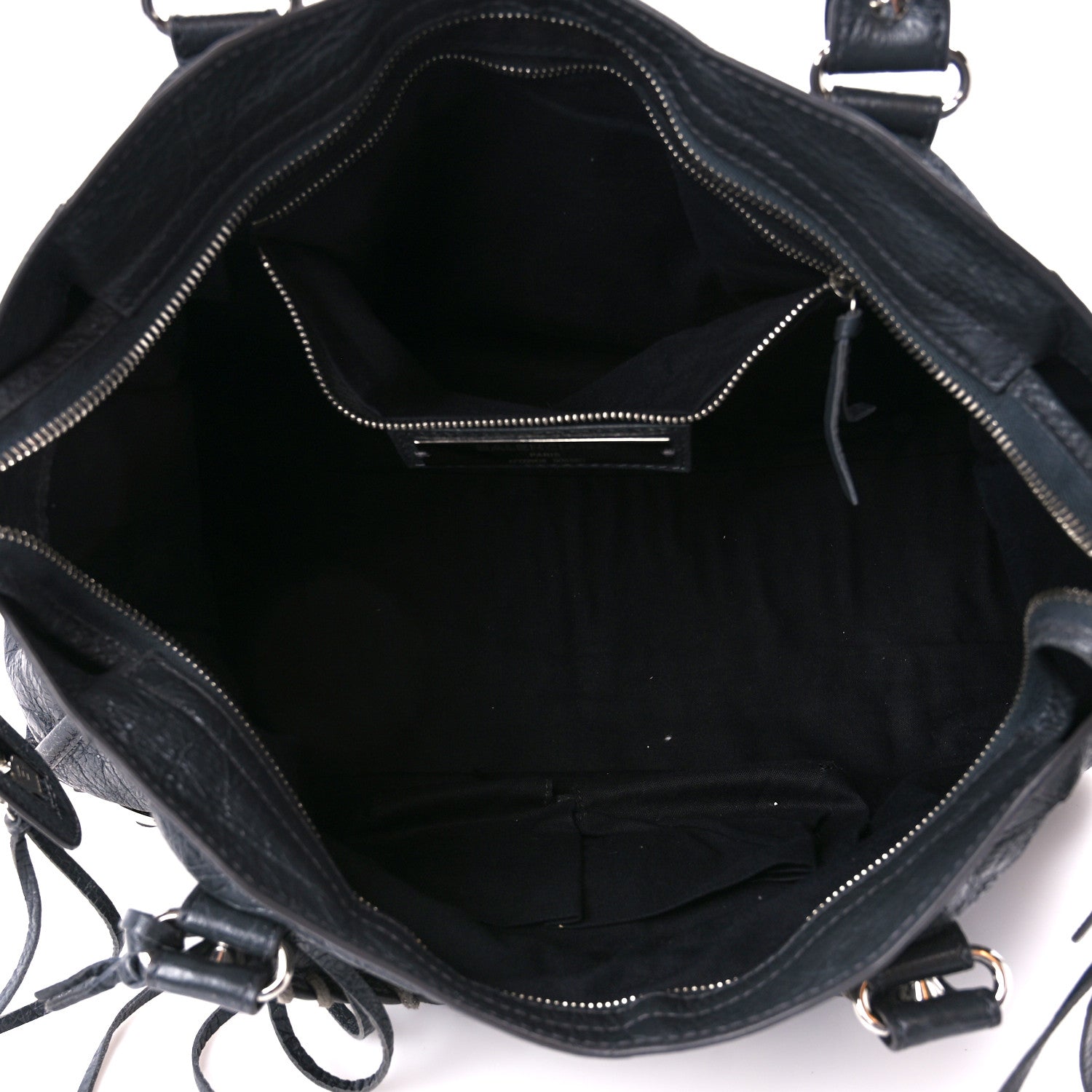 Balenciaga Agneau Classic Silver Hardware City Gris Fossile 6 of 13