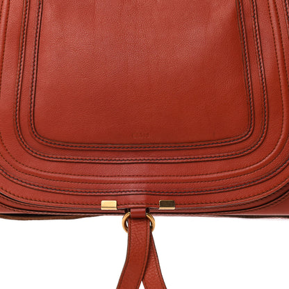 Chloe Calfskin Large Marcie Satchel Maple Leaf 7 of 17