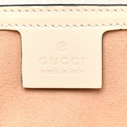 Gucci Calfskin Matelasse Small GG Marmont Shoulder Bag White 6 of 10