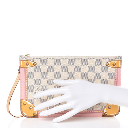 Louis Vuitton Damier Azur Summer Trunks MM GM Pochette 2 of 7