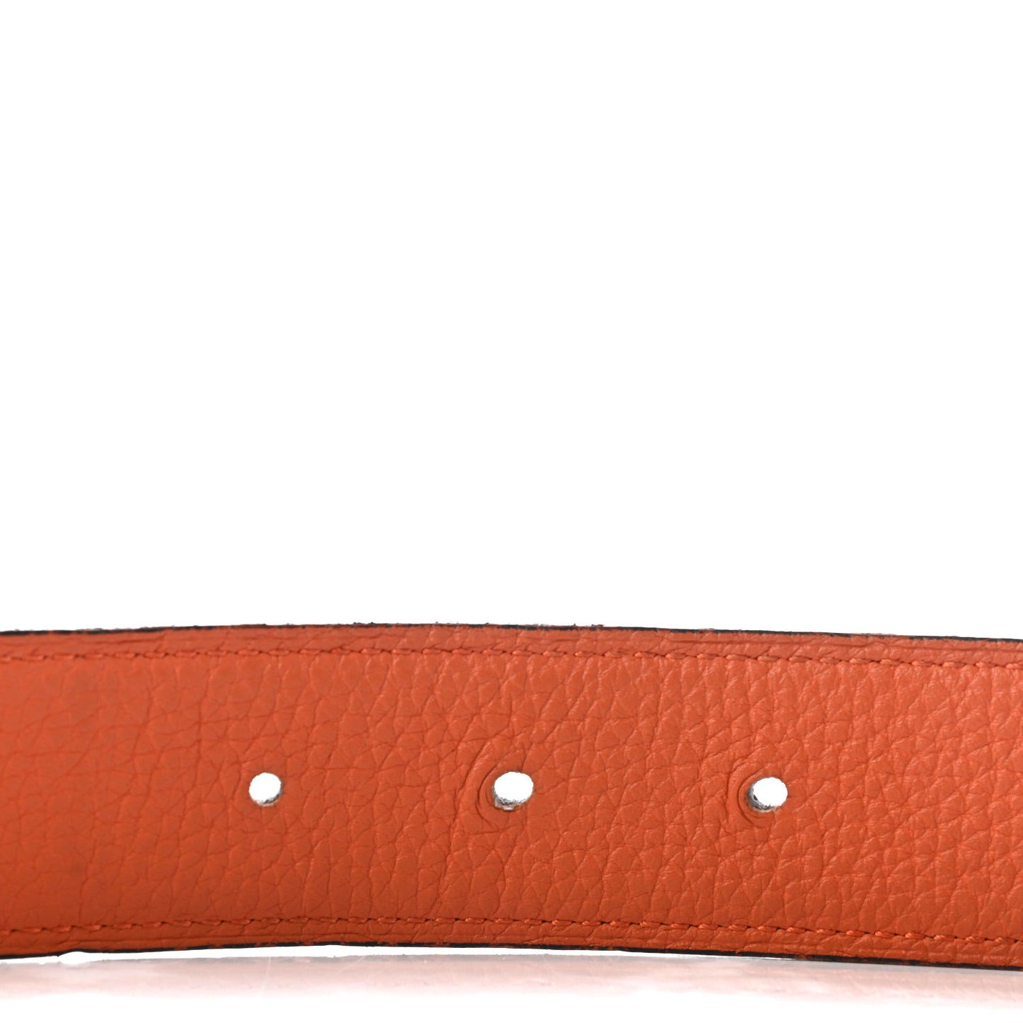 Box Togo 32mm Guilloche H Belt 90 Black Orange