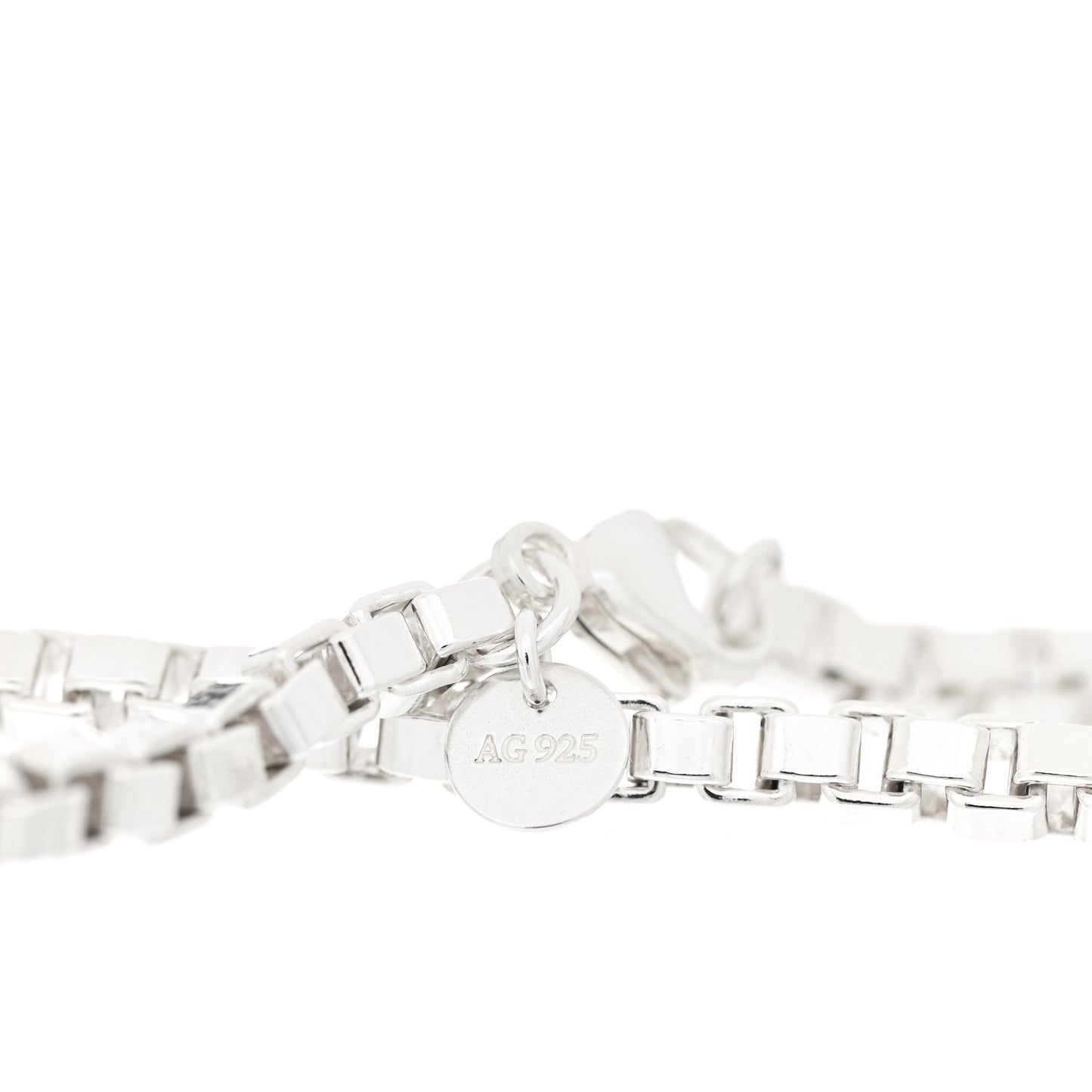 Sterling Silver 4mm Venetian Link Bracelet