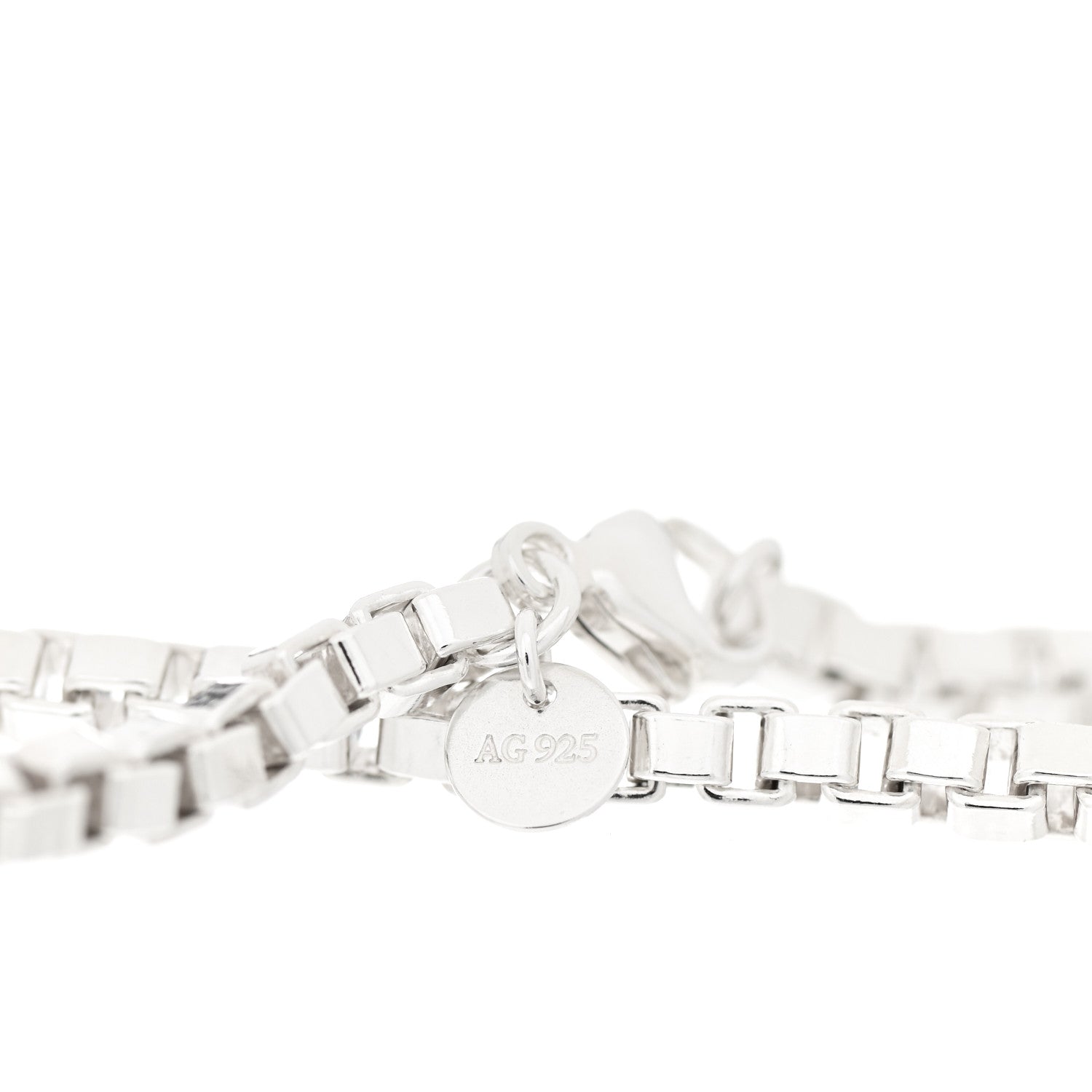 Tiffany Sterling Silver 4mm Venetian Link Bracelet 4 of 5