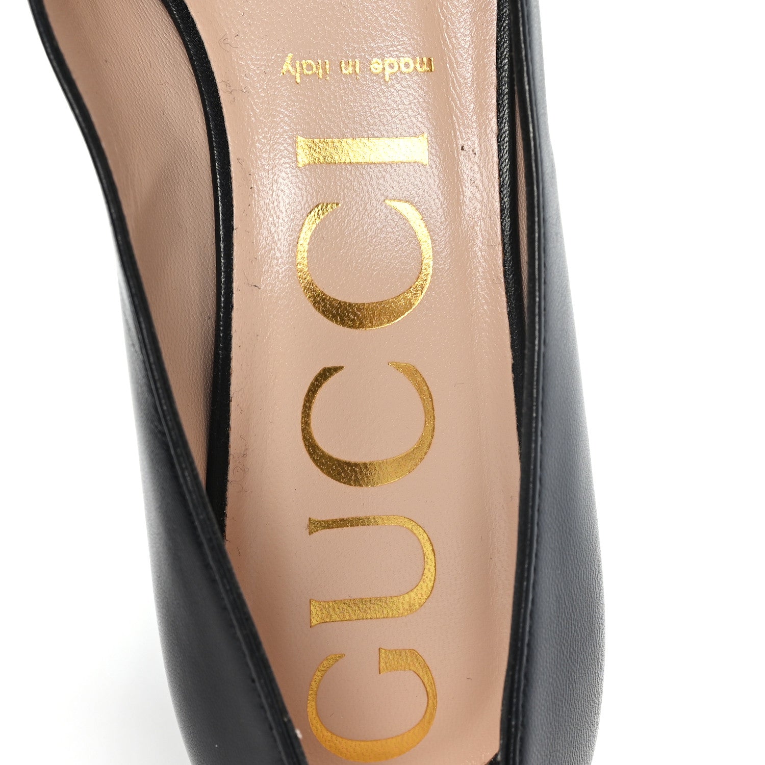 Gucci Malaga Kid Horsebit 75mm Pumps 38 Black 8 of 11