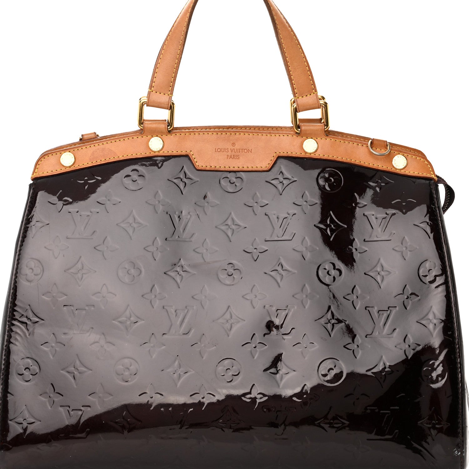 Louis Vuitton Vernis Brea GM Amarante 8 of 37
