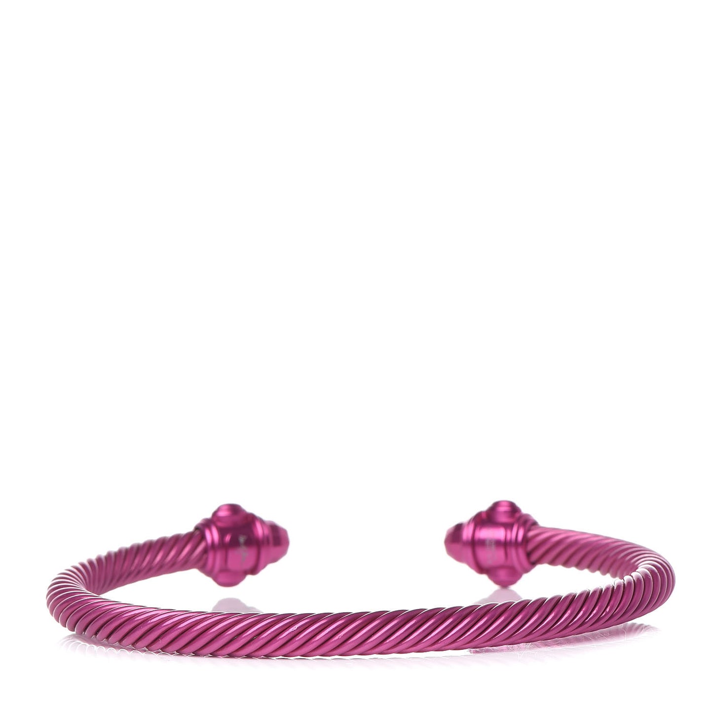Aluminum 5mm Renaissance Bracelet Dark Pink