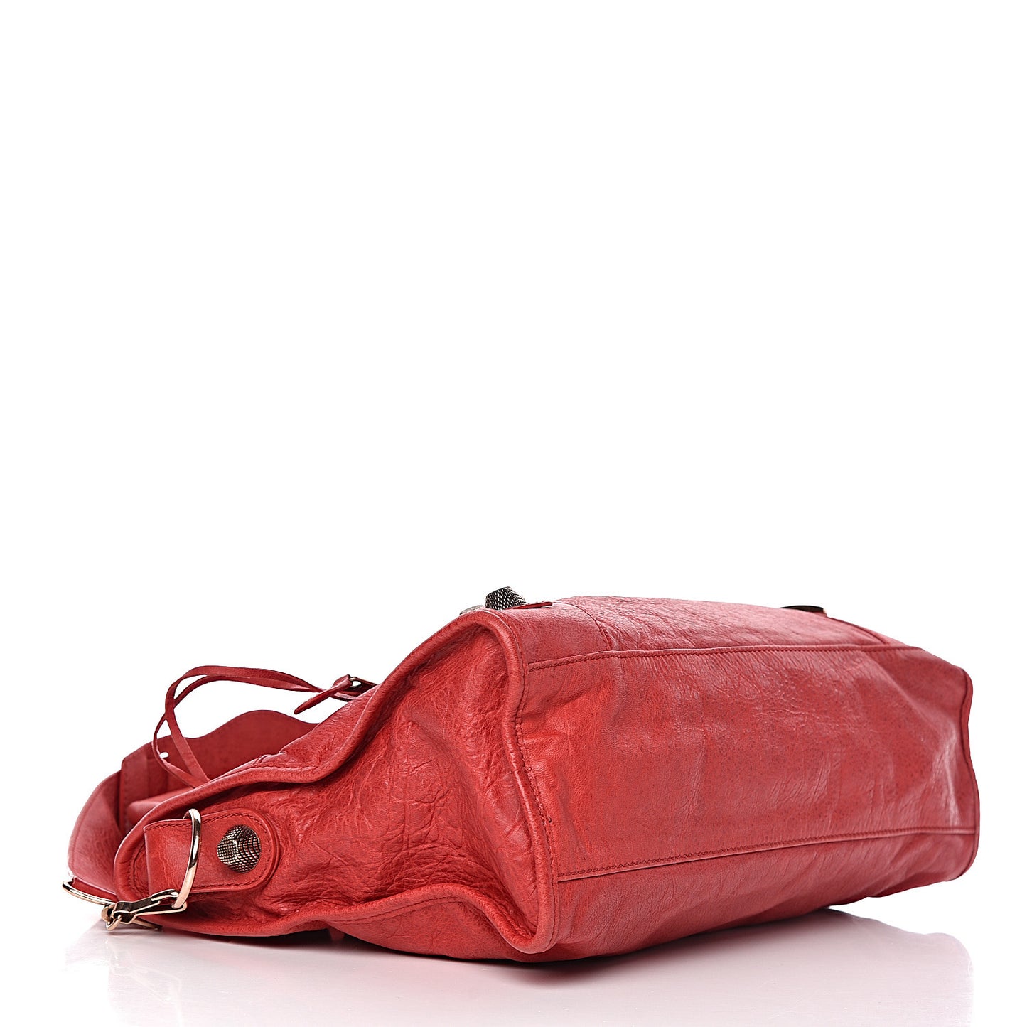 Agneau Giant 21 Rose Gold Hardware City Rouge Coquelicot