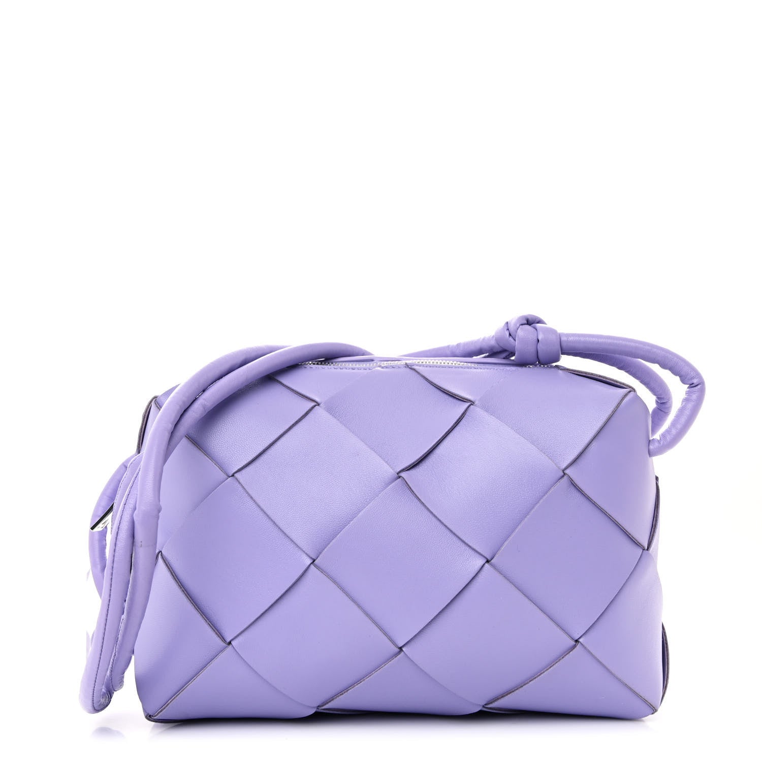 Bottega Veneta Lambskin Maxi Intrecciato Small Cassette Camera Bag Wisteria 1 of 9