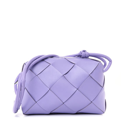 Bottega Veneta Lambskin Maxi Intrecciato Small Cassette Camera Bag Wisteria 1 of 9