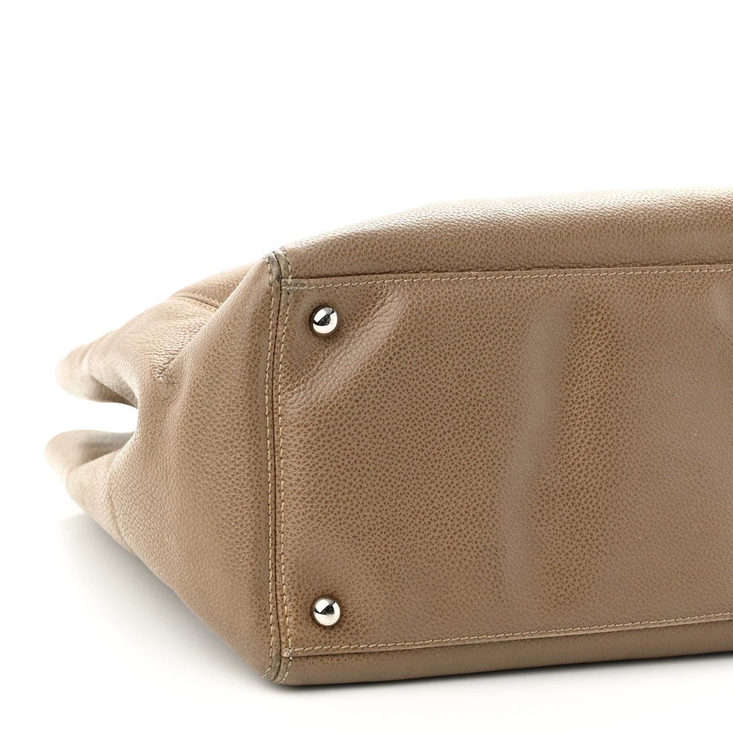 Chanel Calfskin Cerf Executive Shopper Tote Light Brown 9 of 12