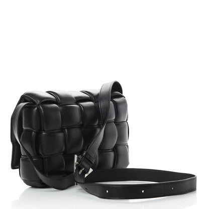 Bottega Veneta Nappa Maxi Intreccio Padded Cassette Crossbody Bag Black 3 of 10