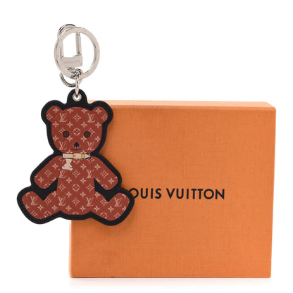 Louis Vuitton Monogram Teddy Bear Bag Charm Key Holder Brown 5 of 5