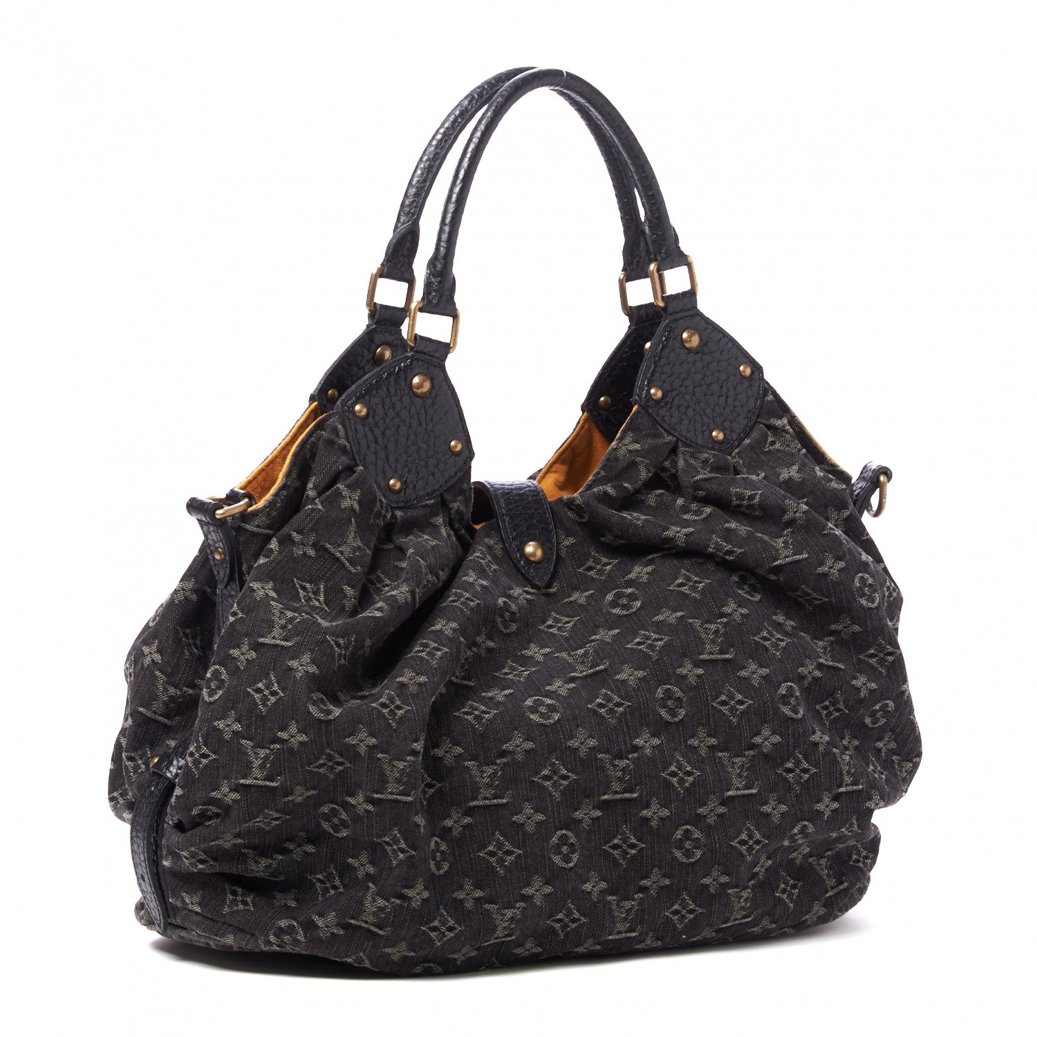 Louis Vuitton Denim Mahina XL Black 3 of 9