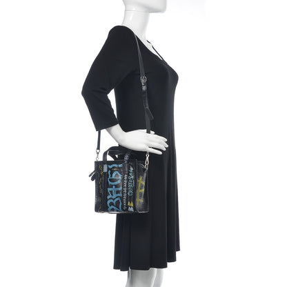 Balenciaga Agneau Arena Graffiti All Over XXS Bazar Shopper Tote Black Multicolor 2 of 10