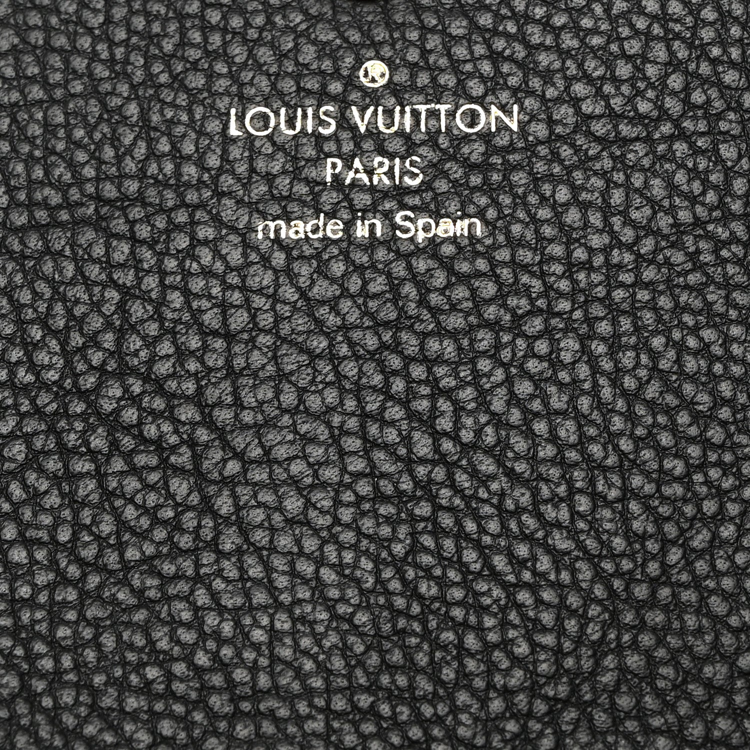 Louis Vuitton Monogram Empreinte Giant Sarah Wallet Black Beige 6 of 7