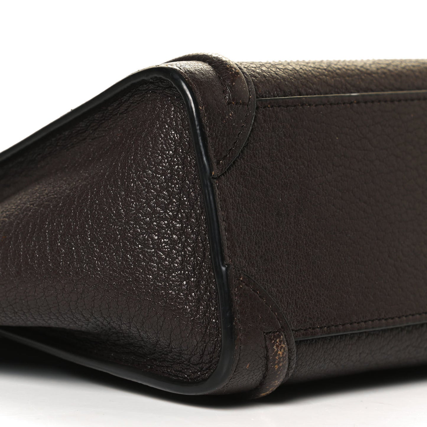 Goatskin Nano Luggage Dark Taupe