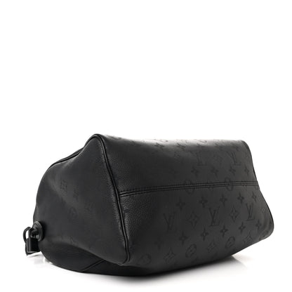 Louis Vuitton Calfskin Monogram Speedy P9 Bandouliere 30 Ultra Black 5 of 10