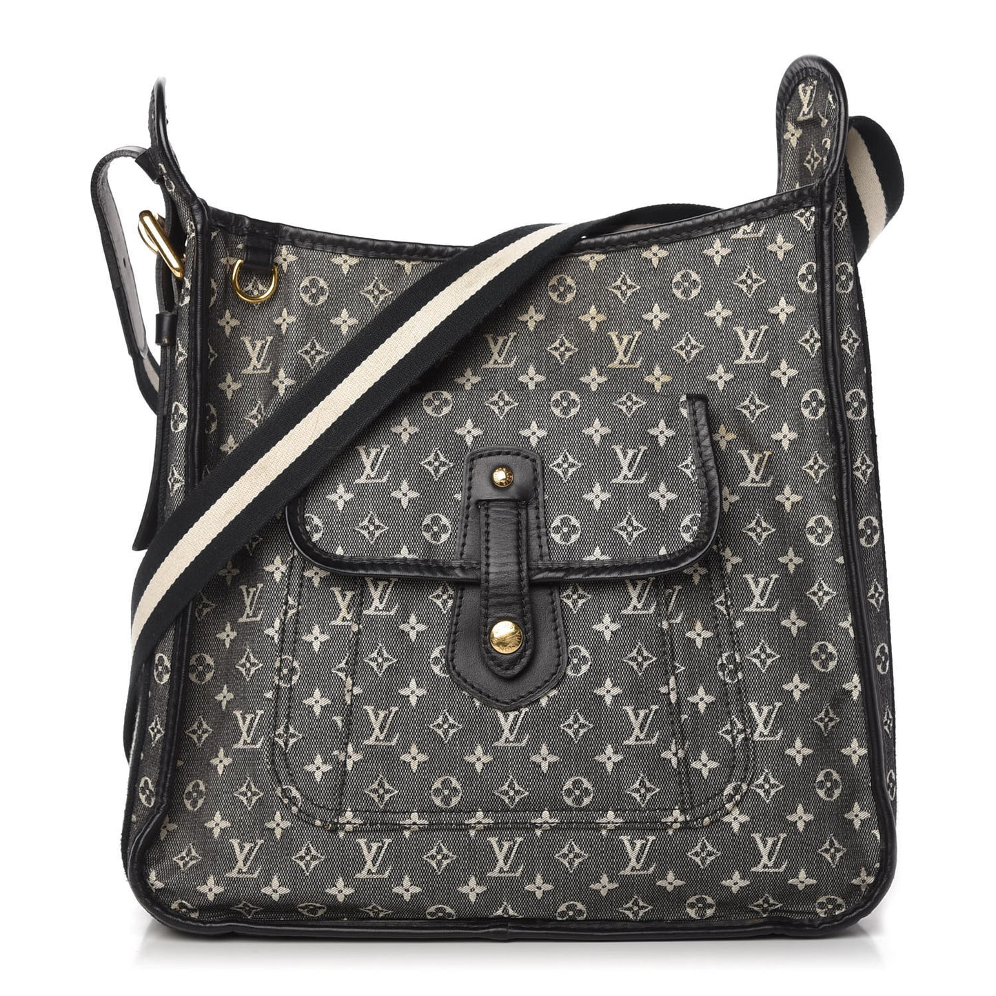 Mini Monogram Besace Mary Kate Black