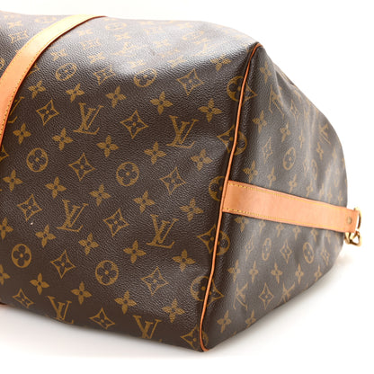 Louis Vuitton Monogram Keepall Bandouliere 55 9 of 9