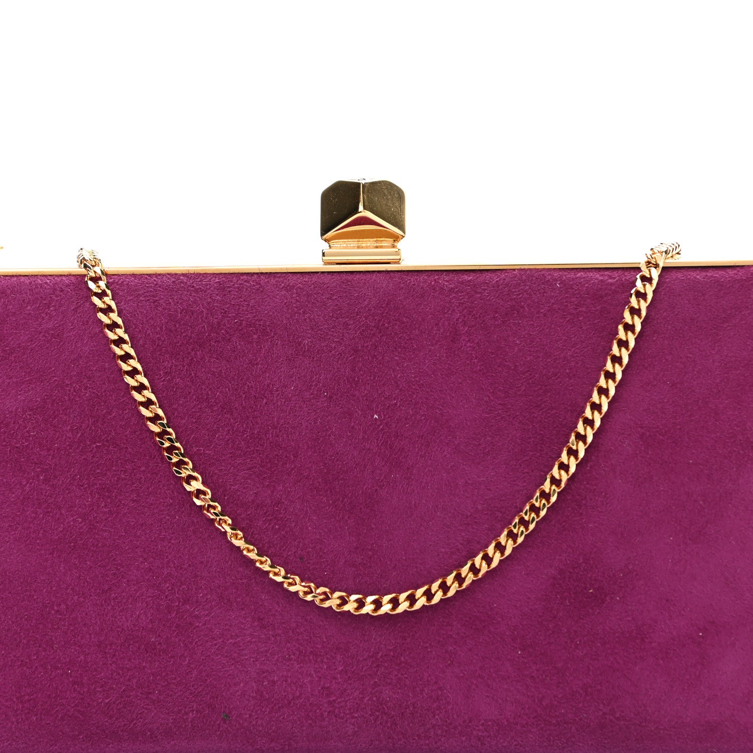 Jimmy Choo Suede Clutch Purple 7 of 9