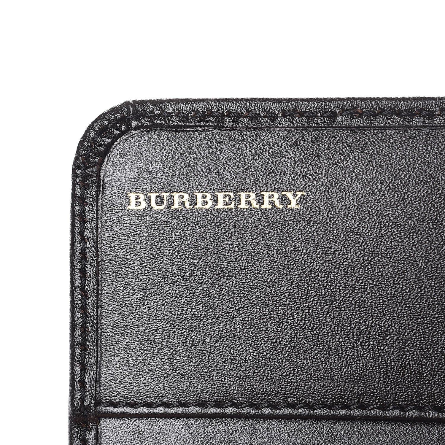 Burberry Haymarket Check Penrose Continental Wallet Chocolate 6 of 8