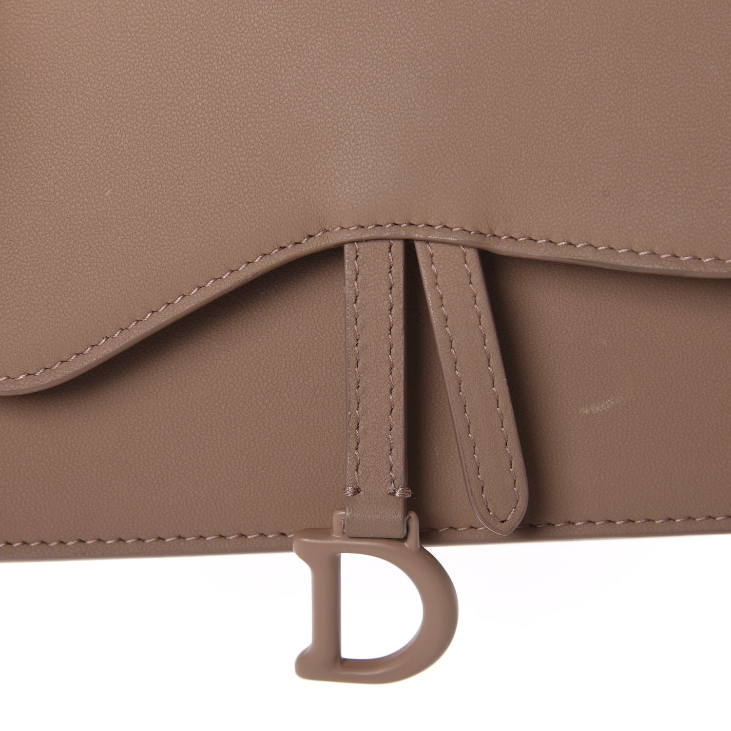 Christian Dior Ultra Matte Calfskin Saddle Belt Bag Rose Des Vents 11 of 12