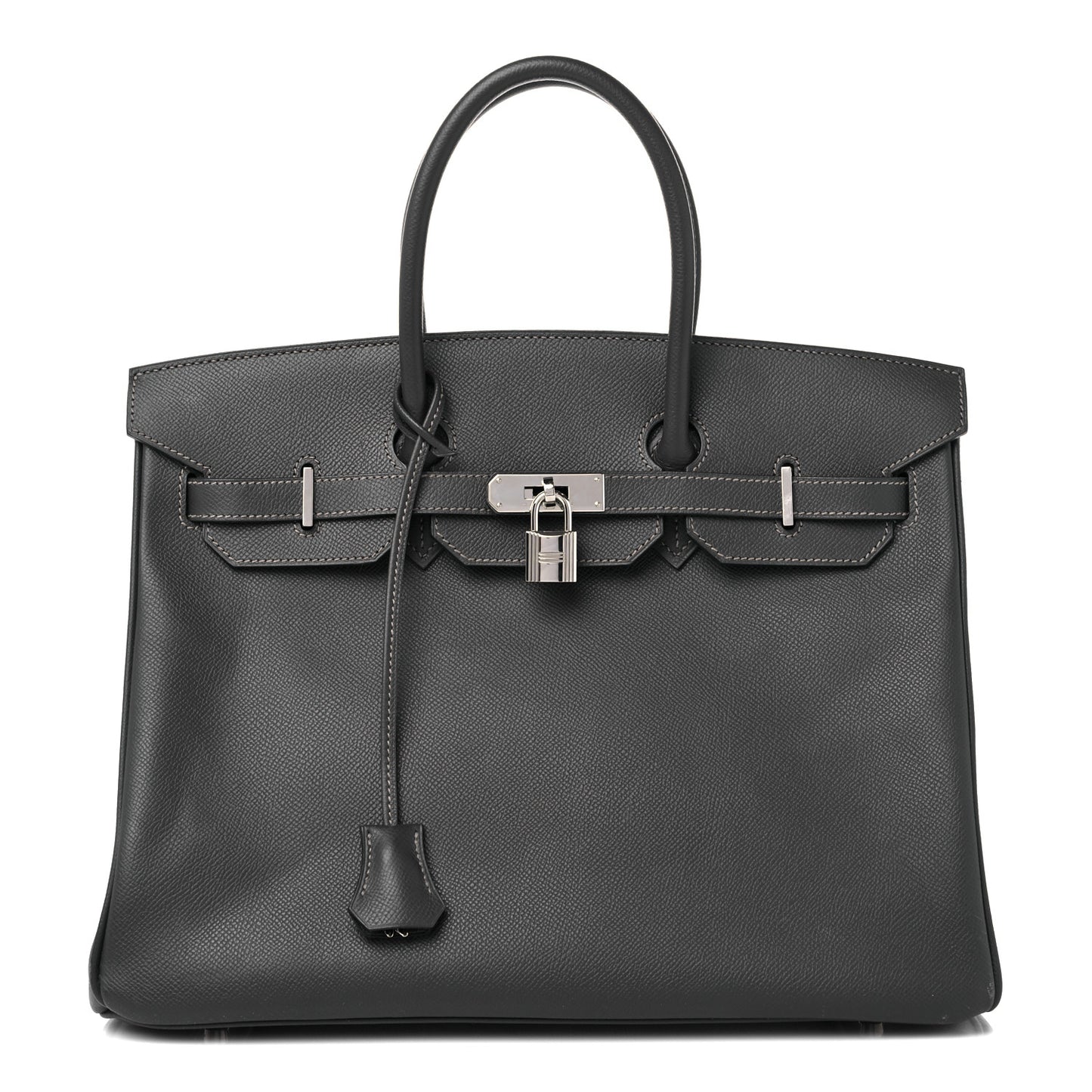 Epsom Birkin 35 Graphite
