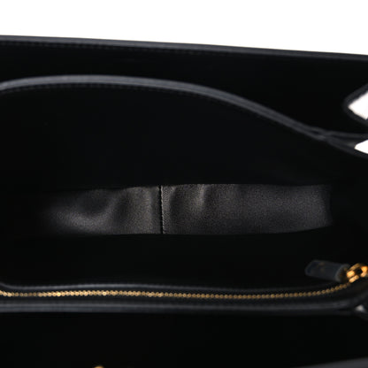 Celine Shiny Calfskin Medium Triomphe Black 5 of 10