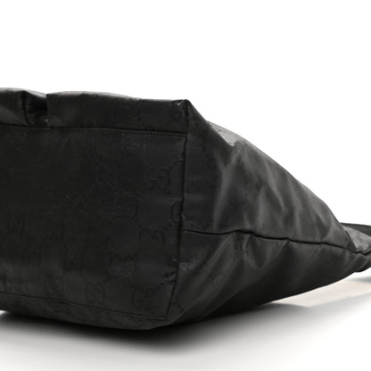 Gucci Nylon Monogram Hobo Black 9 of 9