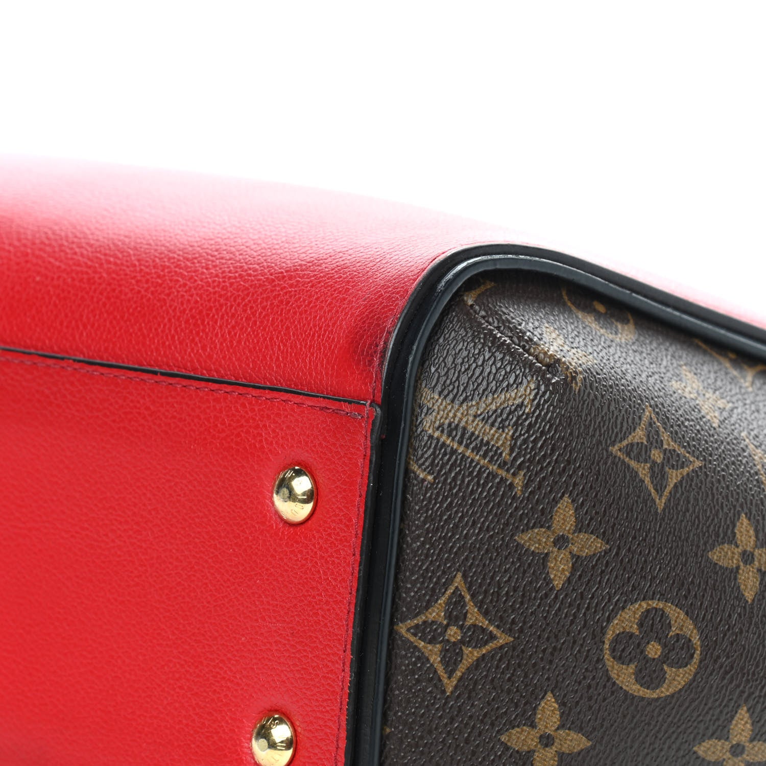 Louis Vuitton Calfskin Monogram Kimono Tote Cherry 14 of 16