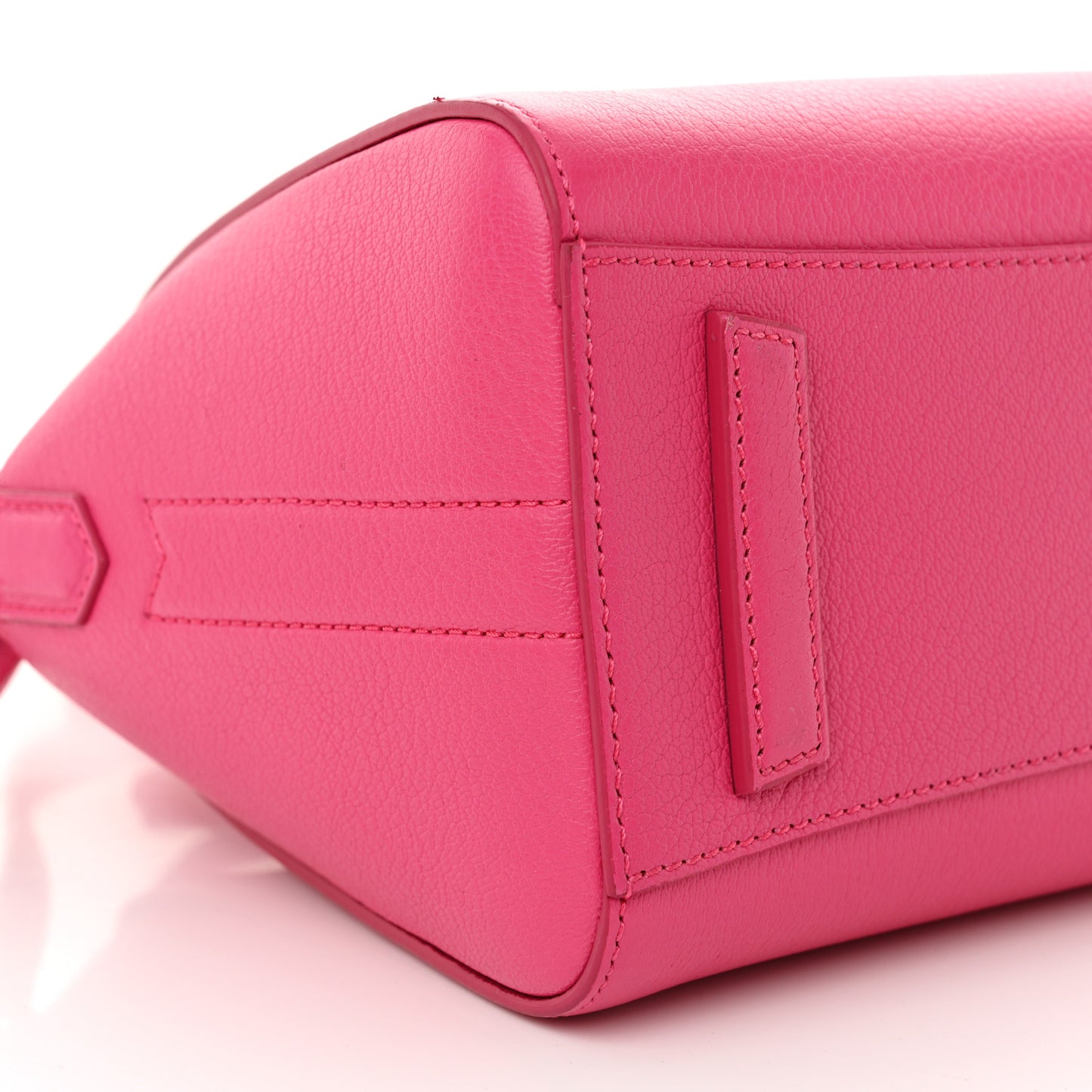 Sugar Goatskin Mini Antigona Neon Pink