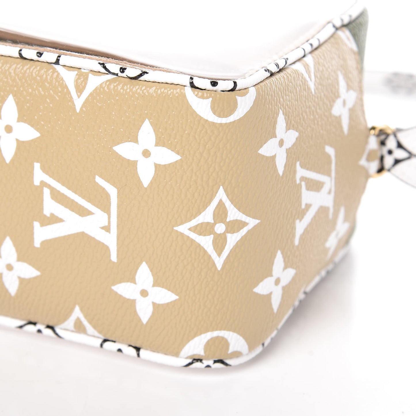 Monogram Giant Beach Pouch Kaki