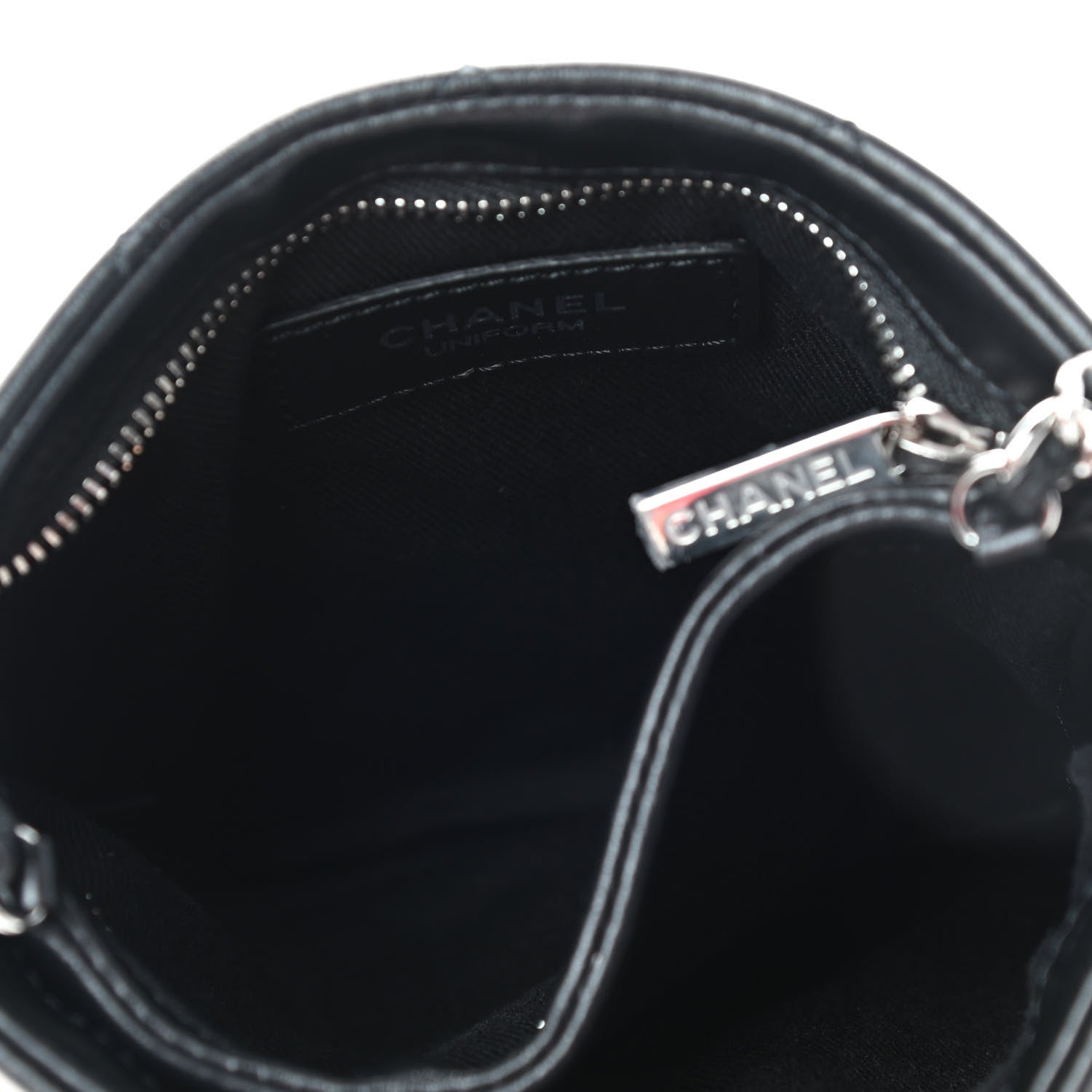 Chanel Lambskin Quilted Crossbody Bag Black 4 of 4
