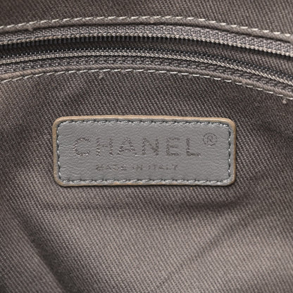 Chanel Canvas Large Deauville Tote Grey 6 of 11