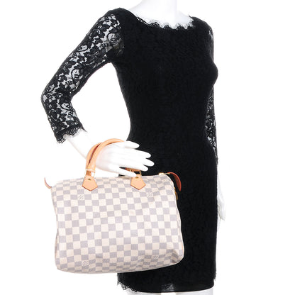 Louis Vuitton Damier Azur Speedy 30 2 of 8