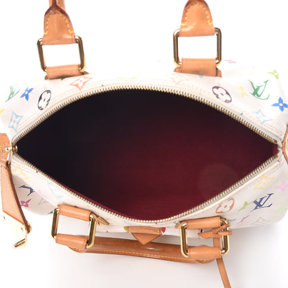 Louis Vuitton Monogram Multicolor Speedy 30 White 5 of 16