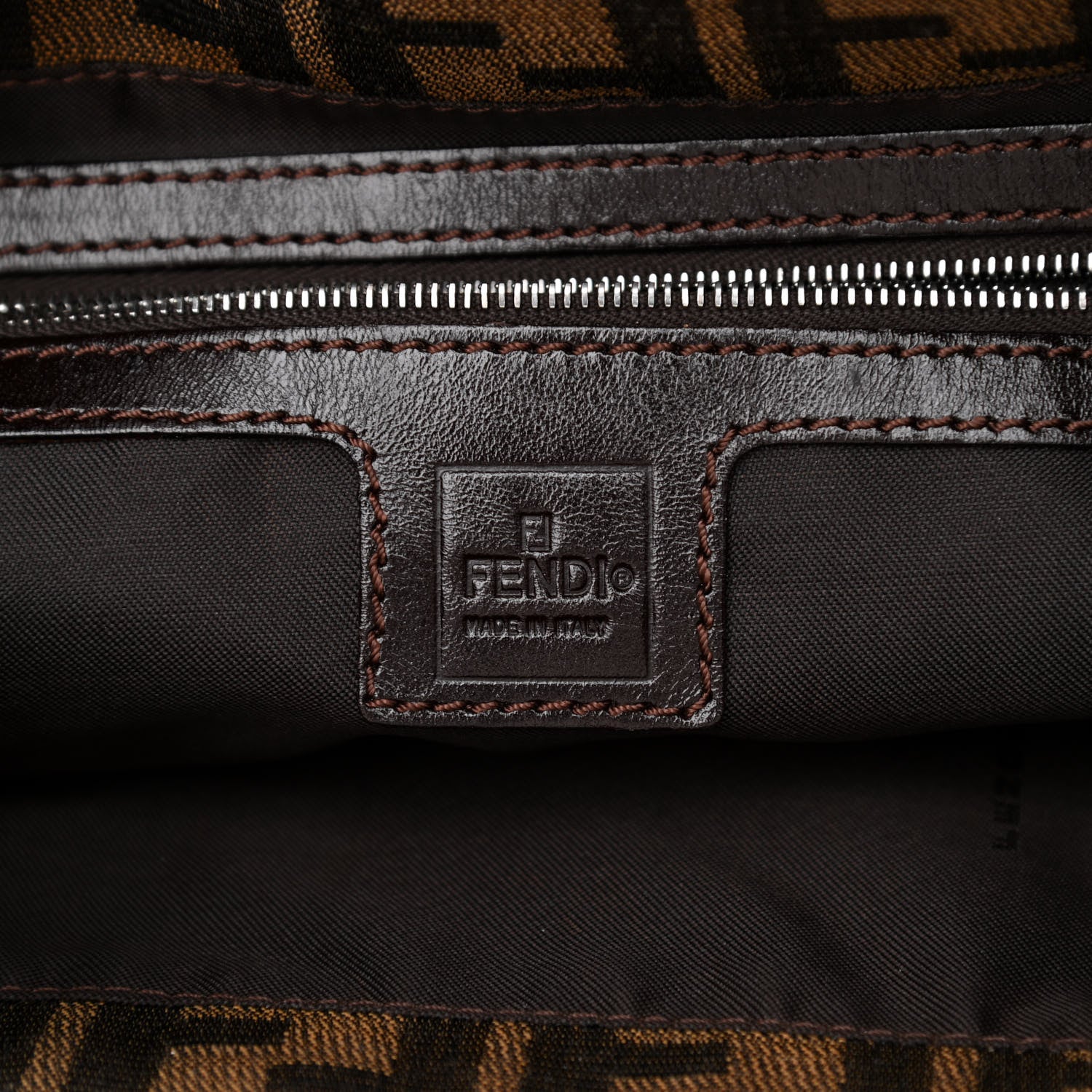 Fendi Zucca Shoulder Bag Tobacco 5 of 6