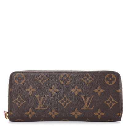 Louis Vuitton Monogram Clemence Wallet Rose Ballerine 1 of 11