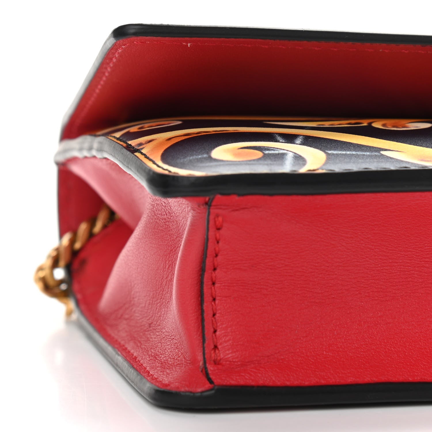 Versace X DISNEY Nappa Cinderella Print Chain Wallet Multicolor 9 of 13
