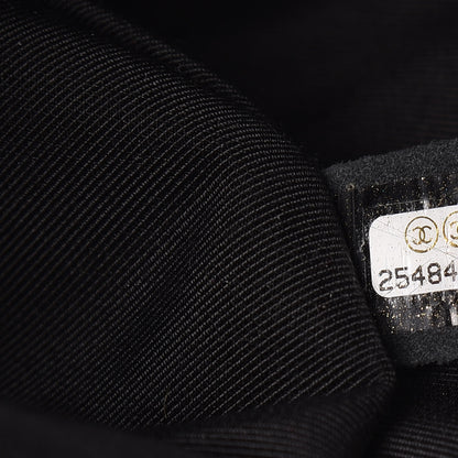 Chanel Caviar Chevron Quilted Large Puffy CC Flap Black 9 of 10