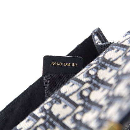 Christian Dior Oblique 30 Montaigne Flap Bag Blue 9 of 11