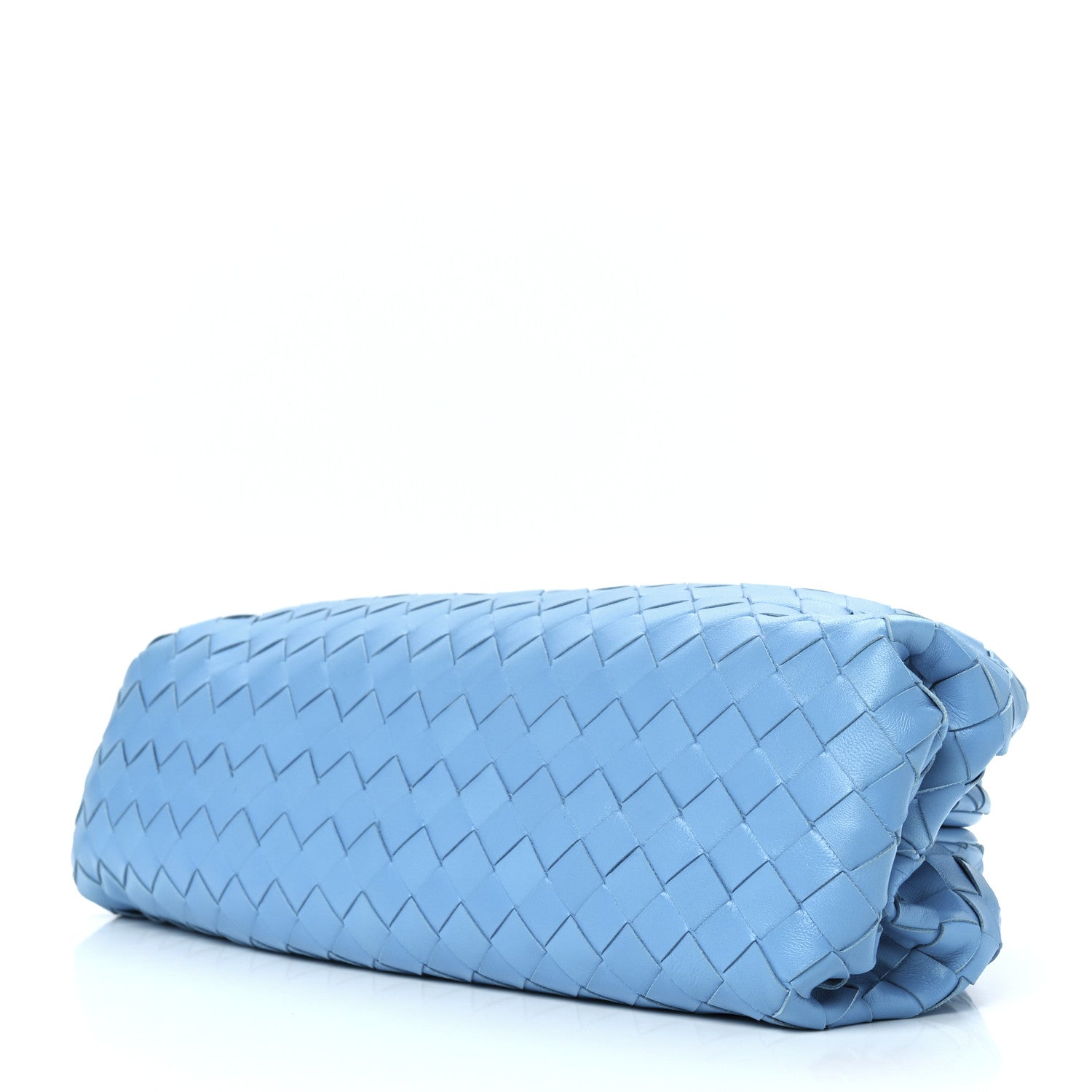 Bottega Veneta Nappa Maxi Intrecciato The Pouch Oversized Clutch Swimming Pool 9 of 11