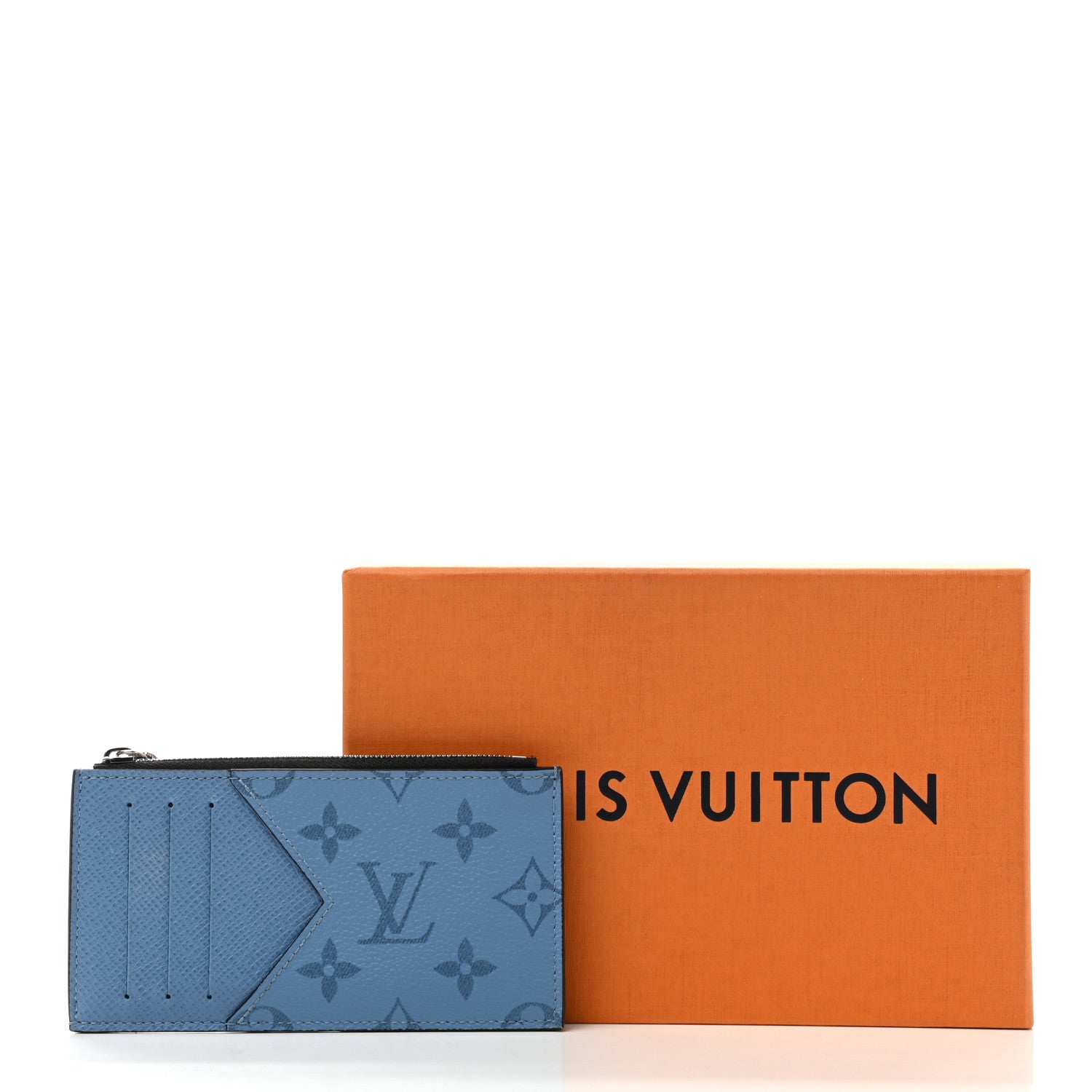 Louis Vuitton Taigarama Coin Card Holder Denim 9 of 9
