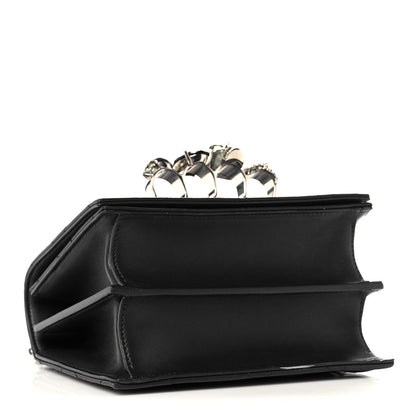 Alexander McQueen Lambskin Quilted Knuckle Shoulder Bag Black 4 of 10