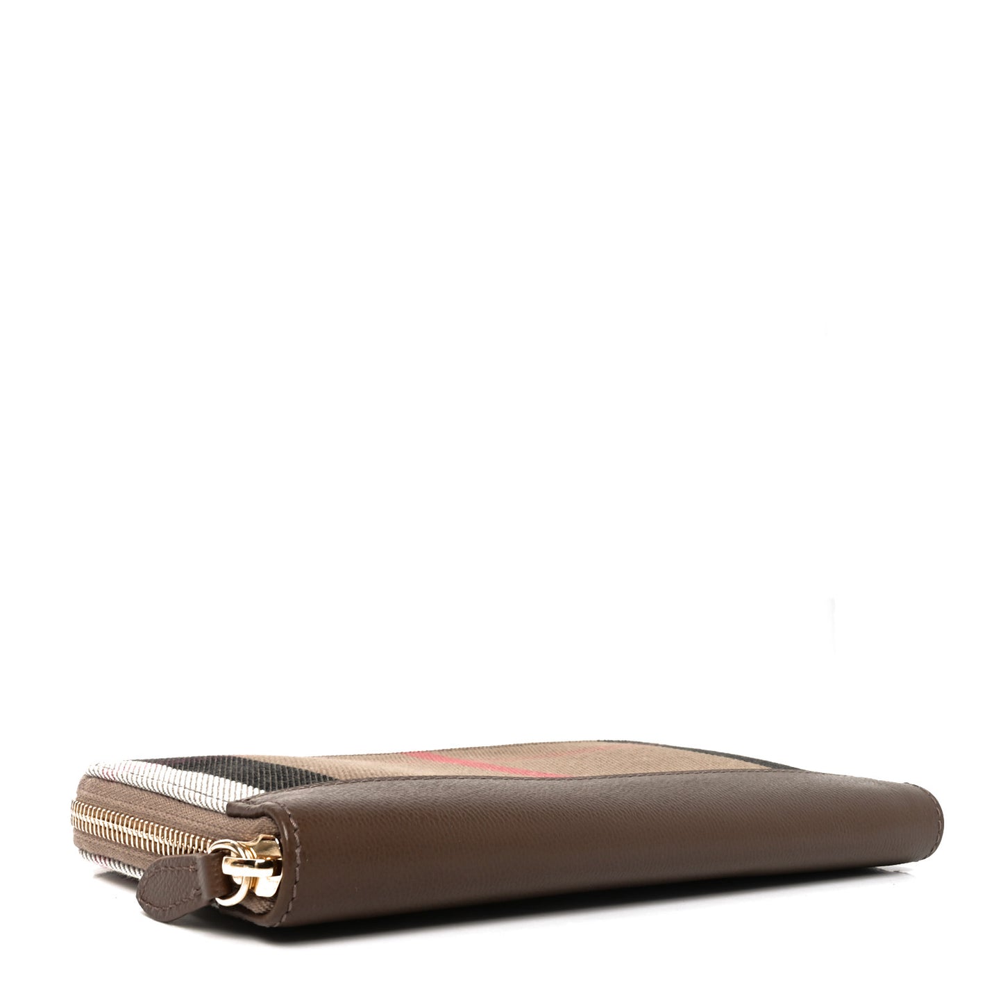 House Check Large Ziggy Zip Around Wallet Earth