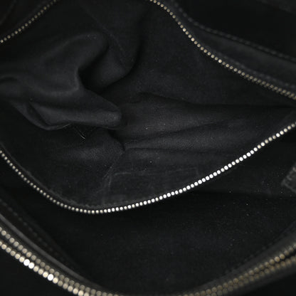 Saint Laurent Calfskin Y Quilted Monogram Medium Loulou Chain Satchel Black 6 of 8