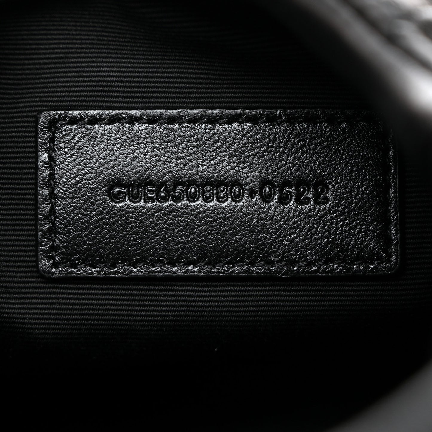 Lambskin Monogram Loulou Puffer Pouch Clutch Black