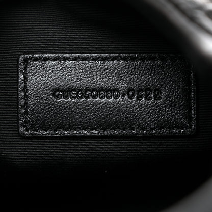 Saint Laurent Lambskin Monogram Loulou Puffer Pouch Clutch Black 7 of 7