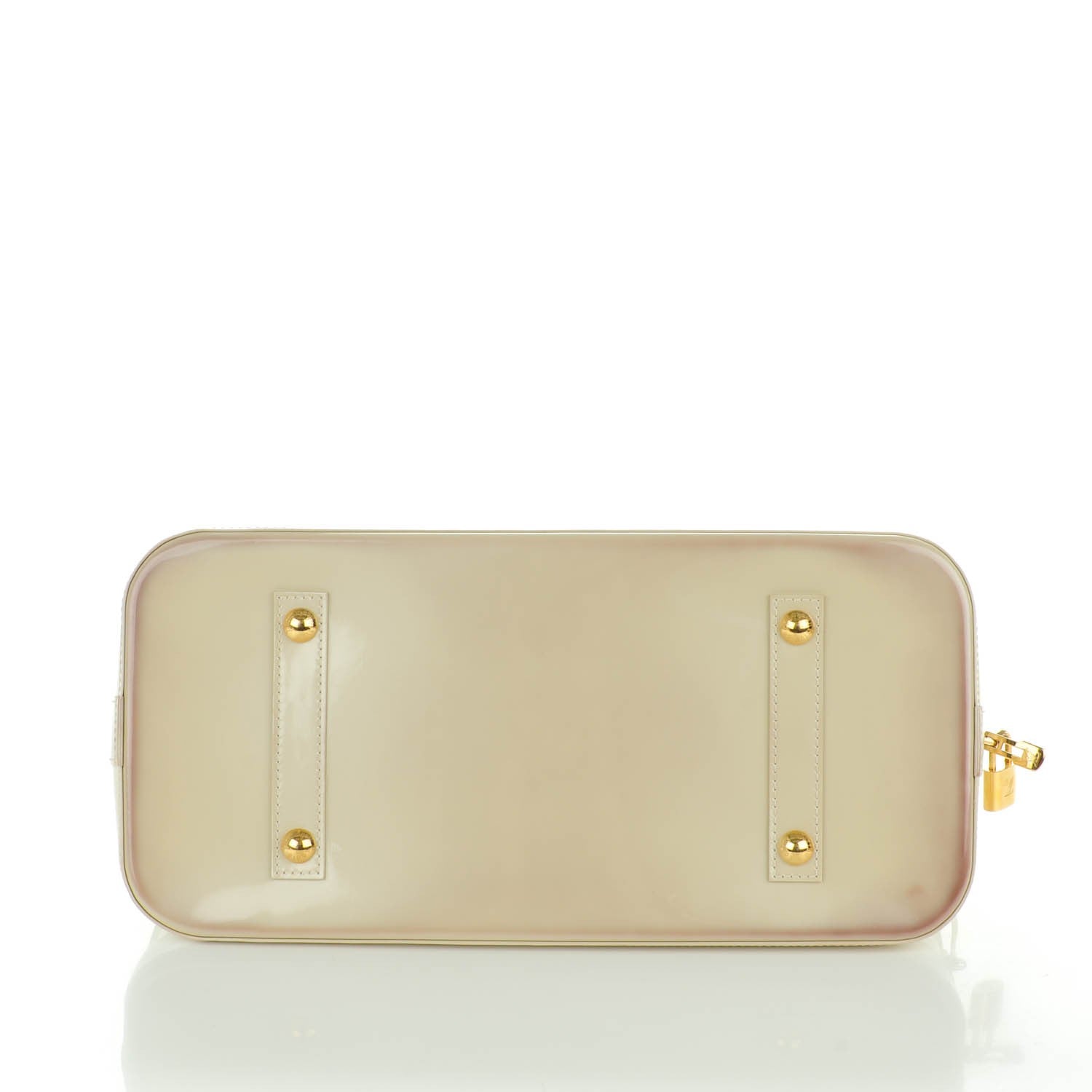Louis Vuitton Vernis Alma GM Blanc Corail 8 of 12