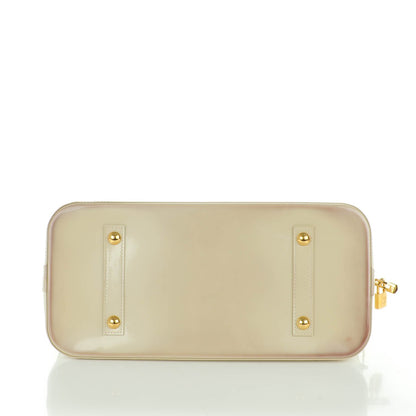Louis Vuitton Vernis Alma GM Blanc Corail 8 of 12